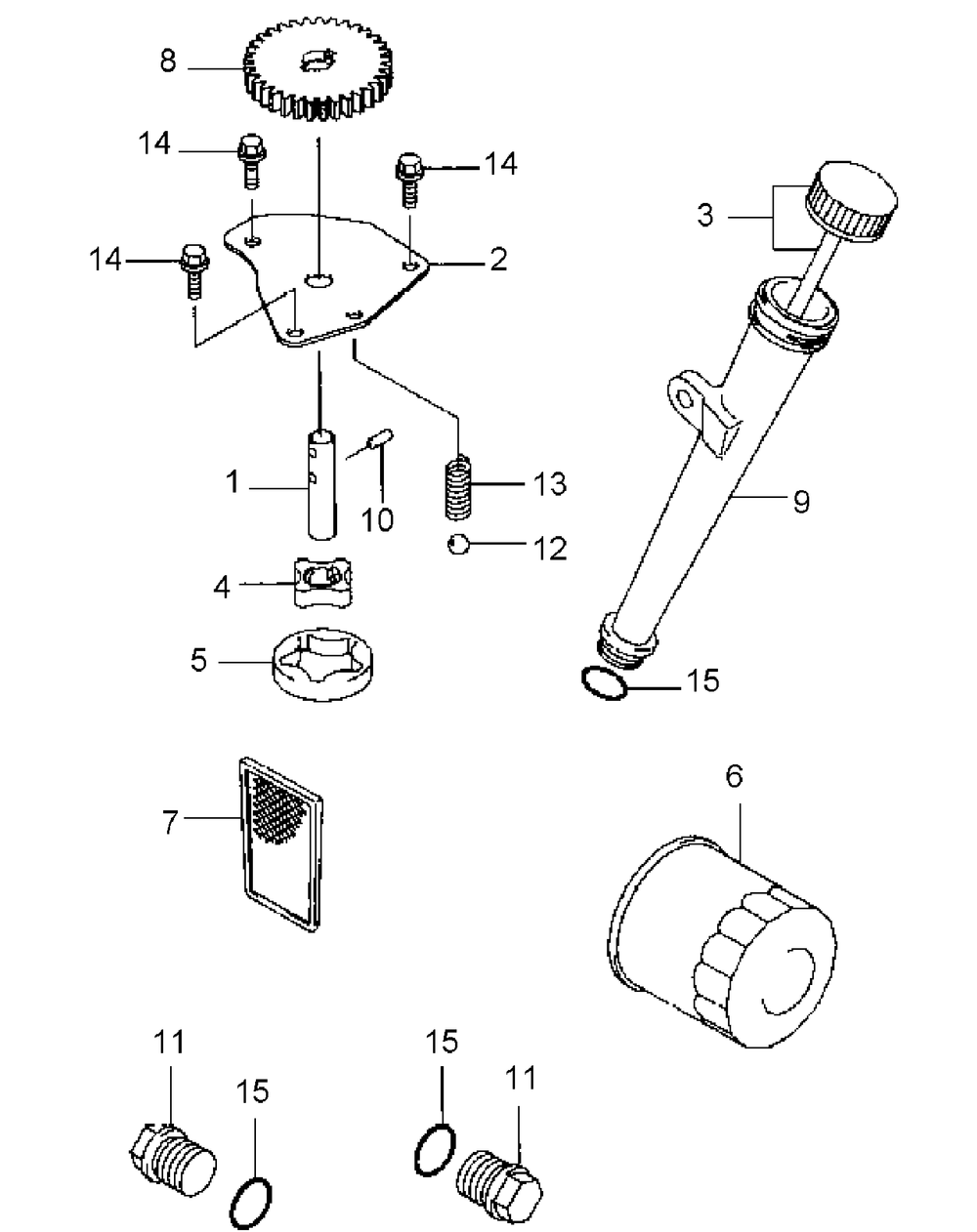 Fh430v-As22 Lubrication-Equipment Diagram and Parts List for G1548 55AE232S750-WAM Cub Cadet Lawn Mower